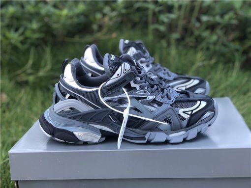 Balenciaga Track 2 Charcoal Sneaker, featuring a stylish design and high-quality materials, perfect for sneaker enthusiasts looking for premium replica sneakers.