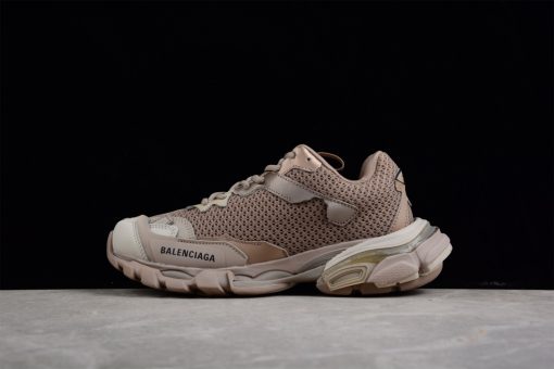 Beige Wholesale Luxury Balenciaga Track 3 Sneakers showcasing a stylish and high-quality design ideal for sneaker enthusiasts.