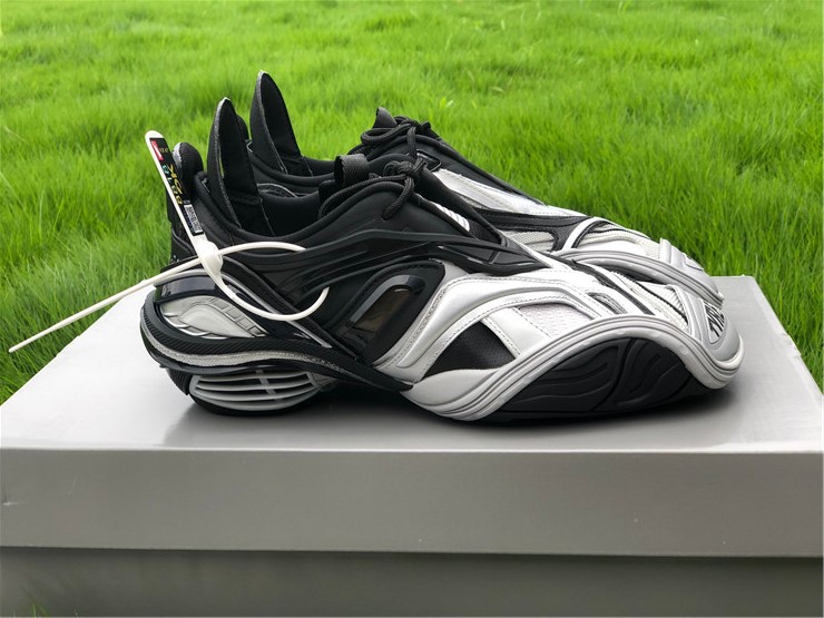 Balenciaga Tyrex Black Grey Sneaker - Stylish and high-quality replica sneakers featuring a sleek black and grey design, perfect for those seeking trendy footwear options.
