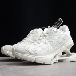 Balenciaga X Pander White Sneaker replica sneakers showcasing a sleek design with a breathable mesh upper and cushioned sole, perfect for trendy streetwear looks.