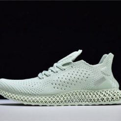 Daniel Arsham x Adidas Futurecraft 4D Aero Green replica sneakers showcasing a unique green 4D printed midsole and an innovative, stylish design perfect for sneaker enthusiasts.