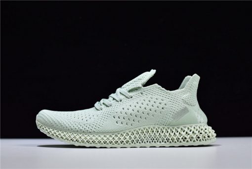 Daniel Arsham x Adidas Futurecraft 4D Aero Green replica sneakers showcasing a unique green 4D printed midsole and an innovative, stylish design perfect for sneaker enthusiasts.