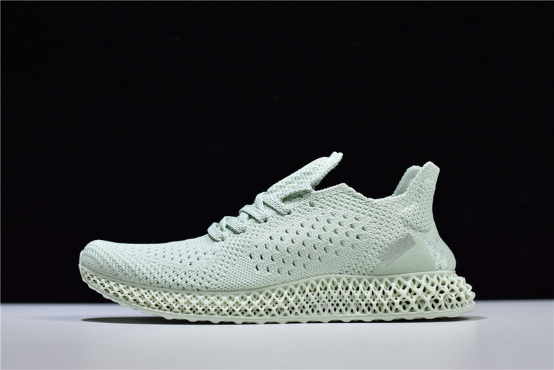 Daniel Arsham x Adidas Futurecraft 4D Aero Green BD7400 replica sneakers featuring a unique 4D-printed sole and stylish green upper, ideal for sneaker enthusiasts looking for high-quality alternatives.