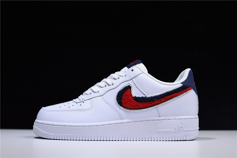 Nike Air Force 1 07 LV8 Chenille Swoosh replica sneakers featuring a stylish chenille Swoosh design, premium materials, and a classic silhouette perfect for sneaker enthusiasts.