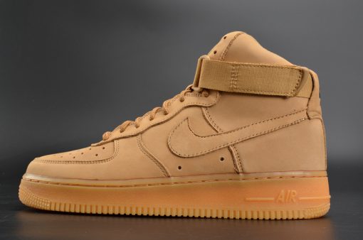 High-quality replica Nike Air Force 1 High Flax sneakers displayed on a neutral background, showcasing their distinct design and colorway, ideal for sneaker enthusiasts seeking stylish replica sneakers.