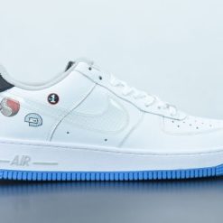 Nike Air Force 1 LV8 1 GS Happy Hoops replica sneakers showcasing vibrant multicolor detailing and premium craftsmanship, ideal for sneaker enthusiasts seeking stylish and comfortable footwear.