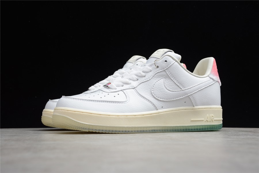 Nike Air Force 1 Low Got Em replica sneakers showcasing a sleek design with a white leather upper, perforated toe box, and iconic Nike swoosh, perfect for sneaker enthusiasts and collectors.