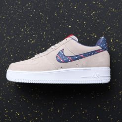 Nike Air Force 1 Low Moon Landing replica sneakers featuring a distinctive lunar-inspired design with vibrant colors and textured accents, perfect for sneaker enthusiasts and collectors.
