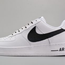Nike Air Force 1 Low NBA White Black replica sneakers showcasing a stylish design with classic basketball aesthetics, perfect for sneaker enthusiasts seeking high-quality alternatives.