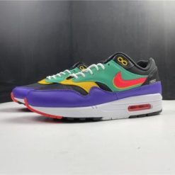 Nike Air Max 1 SE Windbreaker replica sneakers featuring a stylish design with a vibrant color scheme, showcasing premium materials and attention to detail, perfect for sneaker enthusiasts.