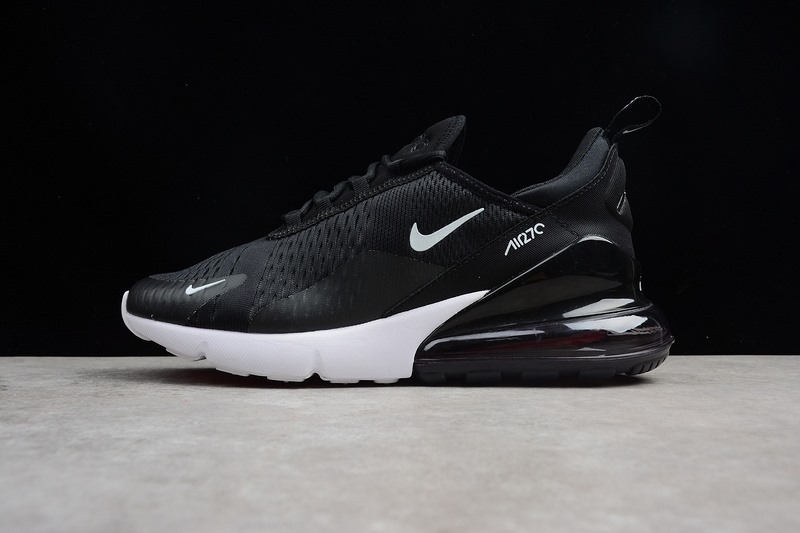 Nike Air Max 270 Black White replica sneakers showcasing a sleek and stylish design with high-quality craftsmanship, perfect for sneaker enthusiasts and casual wearers alike.