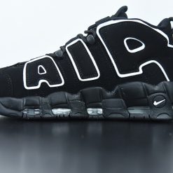 Nike Air More Uptempo Black White 2020 replica sneakers featuring a distinctive bold design and iconic silhouette, perfect for sneaker enthusiasts looking for high-quality alternatives.