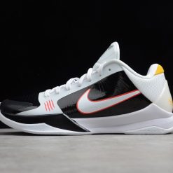 Nike Kobe 5 Protro Bruce Lee Alternate replica sneakers showcasing a vibrant yellow and black colorway, designed to emulate the iconic style of the legendary basketball player Kobe Bryant.