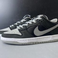 Nike SB Dunk Low J Pack Shadow replica sneakers featuring a sleek black and grey colorway, designed for high-quality performance and style.