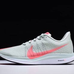 Nike Zoom Pegasus 35 Turbo Barely Grey replica sneakers showcasing a sleek design with a light grey upper, responsive cushioning, and a modern silhouette, perfect for both casual wear and athletic performance.