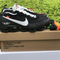 Off White X Nike Air Vapor Max replica sneakers featuring a sleek design, distinctive colorway, and signature branding details, perfect for sneaker enthusiasts seeking high-quality alternatives.