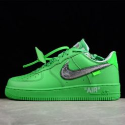 Off White X Nike Air Force 1 Low Brooklyn replica sneakers featuring a sleek design with distinctive off-white colorway and iconic branding, perfect for sneaker enthusiasts looking for high-quality replicas.