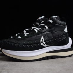 Sacai x Jean Paul Gaultier x Nike Vapor Waffle Black high-quality replica sneakers featuring a unique layered design and innovative color palette.