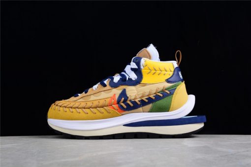 Sacai X Jean Paul Gaultier X Nike Vapor Waffle Sesame replica sneakers featuring a unique colorway, premium materials, and distinctive design elements for a stylish and contemporary look.