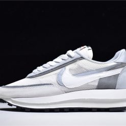Sacai x Nike LD Waffle Summit White replica sneakers featuring a sleek multi-layered design, premium materials, and an iconic silhouette, perfect for sneaker enthusiasts and collectors.