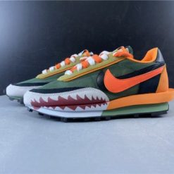 Sacai x Nike LVD Waffle Daybreak replica sneakers showcasing a unique layered design and premium materials, ideal for sneaker enthusiasts and collectors.