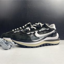 Sacai x Nike Pegasus VaporFly SP Black White CI9928 001 high-quality replica sneakers featuring a sleek design with a layered upper and cushioning for enhanced performance.