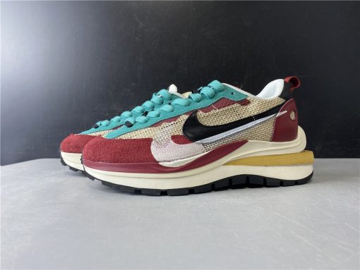 Sacai x Nike Pegasus VaporFly CI9928 301 high-quality replica sneakers featuring a distinctive design with vibrant colors and unique layering for a stylish look.