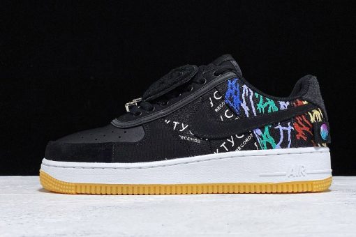 SEO Alt Text: "Travis Scott x Nike Air Force 1 Low replica sneakers featuring a stylish design with premium materials, perfect for sneaker enthusiasts looking for high-quality shoes that replicate the iconic collaboration."