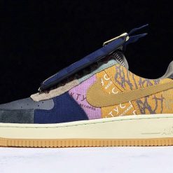 Travis Scott x Nike Air Force 1 Low Cactus Jack replica sneakers featuring a stylish design, premium materials, and unique detailing, perfect for sneaker enthusiasts looking for high-quality shoes.