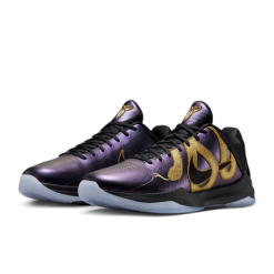Nike Kobe 5 Protro Year of the Mamba Eggplant high-quality replica sneakers featuring a vibrant eggplant colorway with unique detailing, perfect for sneaker enthusiasts and collectors.