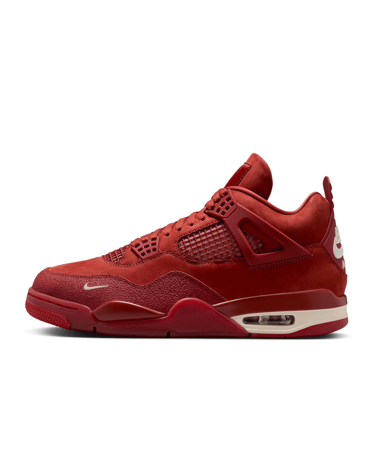 Air Jordan 4 Nigel Brick By Brick replica sneakers featuring a vibrant colorway and premium detailing, showcasing the iconic silhouette and style of the original design.