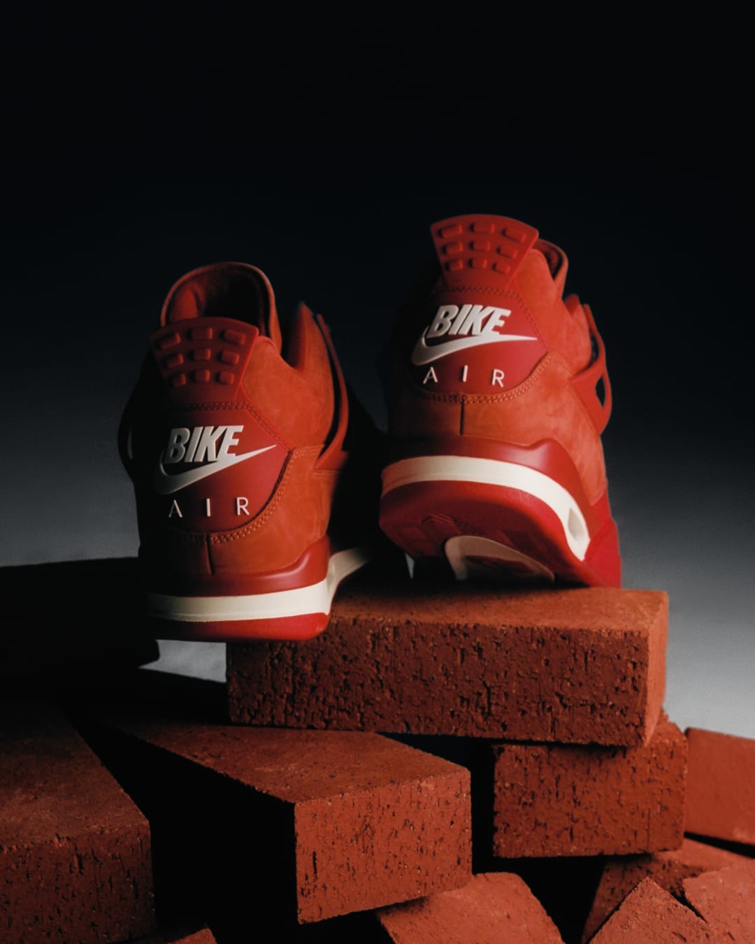 Air Jordan 4 Nigel Brick By Brick HF4340 replica sneakers showcasing a stylish design with premium materials, perfect for sneaker enthusiasts seeking high-quality alternatives.