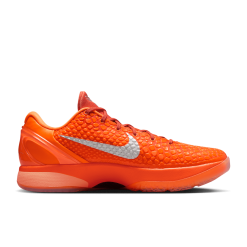 Kobe 6 Protro Total Orange high-quality replica sneakers showcasing a vibrant orange colorway with sleek design elements.