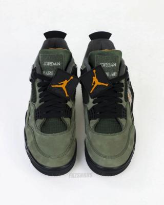 Undefeated Air Jordan 4 replica sneakers showcasing a sleek design with unique colorways and detailing, perfect for sneaker enthusiasts seeking high-quality replicas.