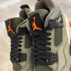 Undefeated Air Jordan 4 replica sneakers featuring a premium design and high-quality materials, perfect for sneaker enthusiasts and collectors.