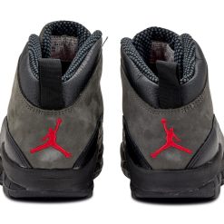 High-quality replica sneakers Air Jordan 10 Shadow, showcasing premium materials and detailed design, ideal for sneaker enthusiasts seeking stylish footwear.