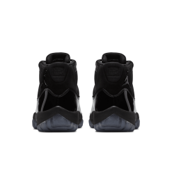 High-quality replica sneakers, Air Jordan 11 Cap And Gown, featuring a sleek black upper, patent leather detailing, and a stylish silhouette perfect for any sneaker enthusiast.