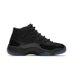 Air Jordan 11 Retro Gamma high-quality replica sneakers showcasing a sleek black and blue design with premium materials, perfect for sneaker enthusiasts looking for stylish alternatives.