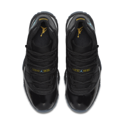 Air Jordan 11 Retro Gamma replica sneakers showcasing a sleek black and gamma blue colorway, ideal for sneaker enthusiasts seeking high-quality replicas.
