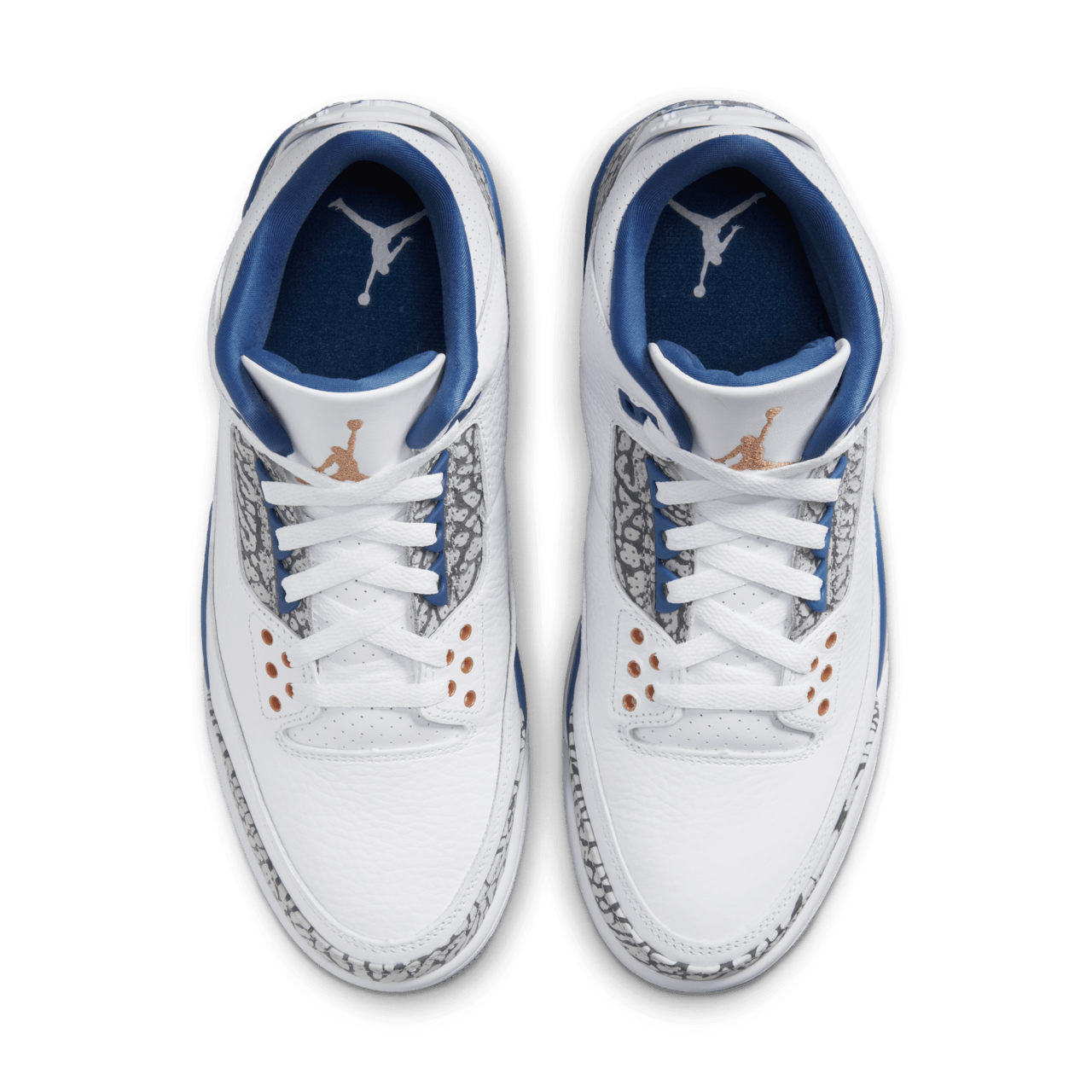 Air Jordan 3 True Blue and Copper CT8532-148 high-quality replica sneakers showcasing the iconic design and colorway, perfect for sneaker enthusiasts and collectors.