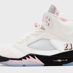 Air Jordan 5 35th Anniversary Soft Pink replica sneakers displayed with premium detailing and a stylish design, perfect for sneaker enthusiasts.