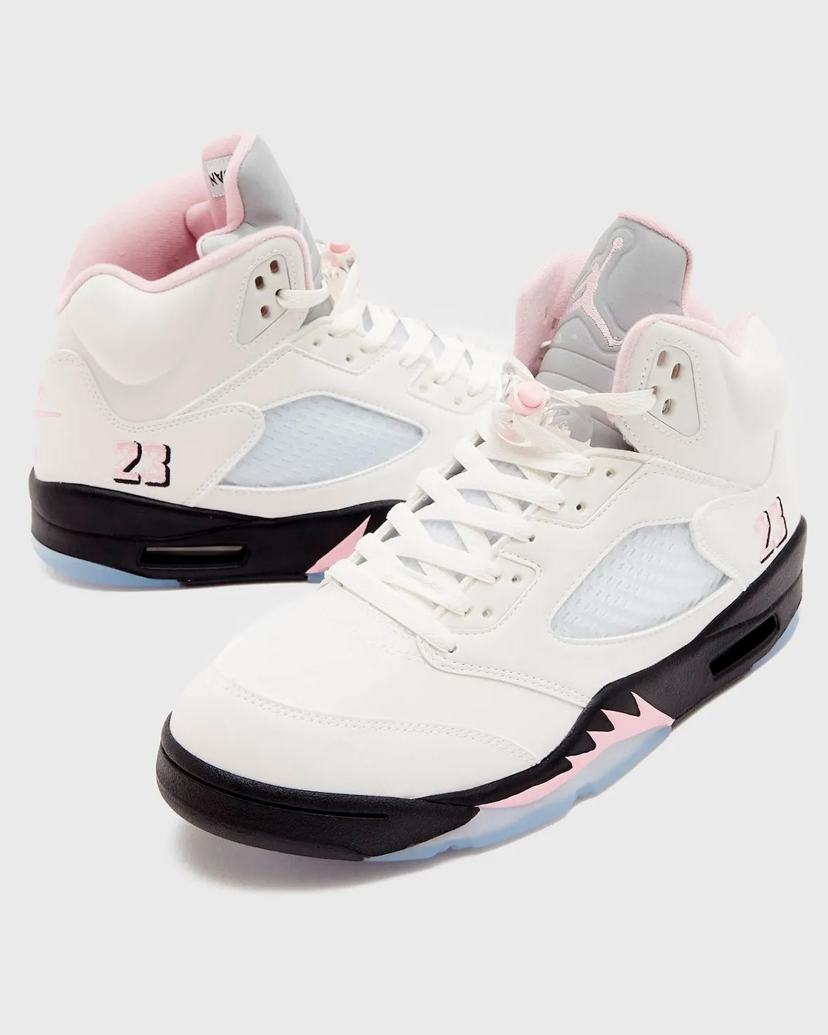 Air Jordan 5 35th Anniversary Soft Pink replica sneakers featuring a stylish soft pink colorway, premium materials, and iconic design elements, perfect for sneaker enthusiasts and collectors.