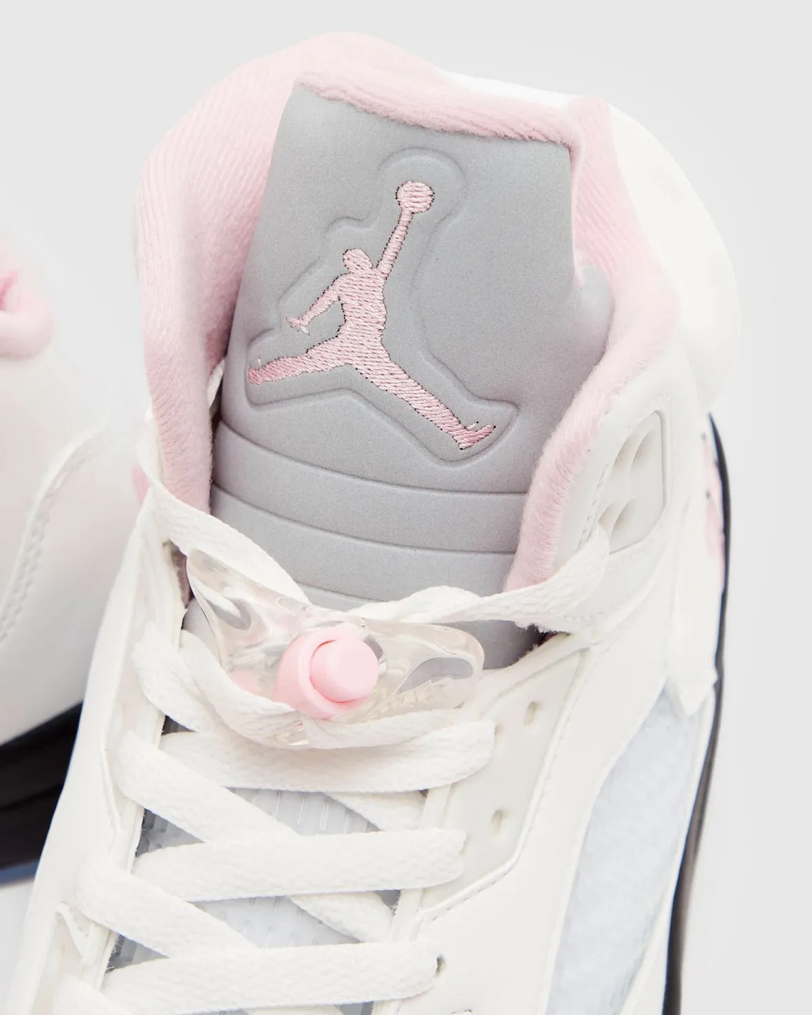 Air Jordan 5 35th Anniversary Soft Pink replica sneakers featuring a stylish design with soft pink accents, high-quality materials, and a comfortable fit, perfect for sneaker enthusiasts and collectors.